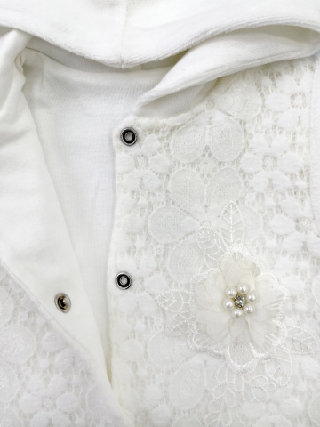 257. Комбинезон с капюшоном, 80 % хлопок, 20% ПЭ велюр с кулиркой